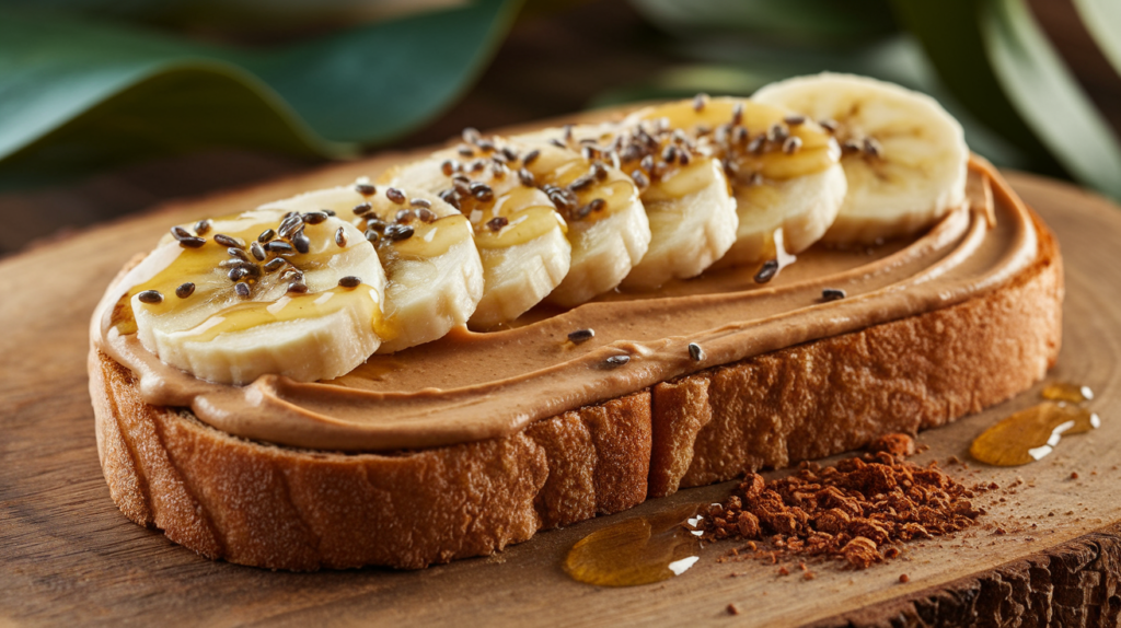 Banana and Almond Butter Toast
